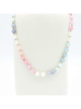Rainbow gem choker necklace